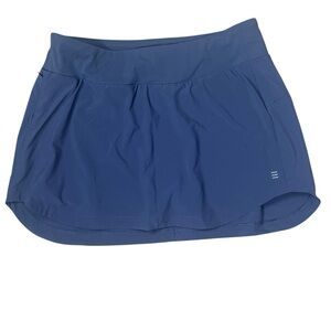 Free Fly Breeze Active Skort Womens Large Blue Tennis Pickleball Golf Skirt